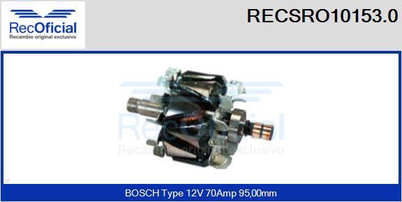 RECOFICIAL RECSRO10153.0 - Ротор, генератор vvparts.bg