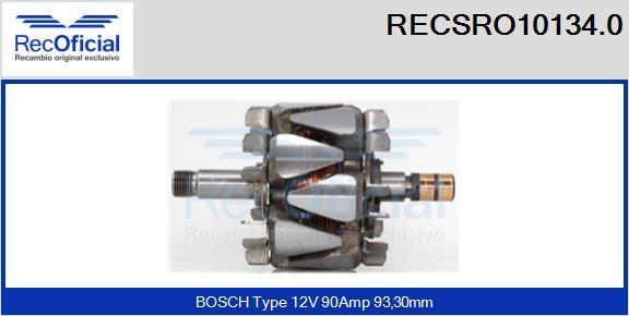 RECOFICIAL RECSRO10134.0 - Ротор, генератор vvparts.bg