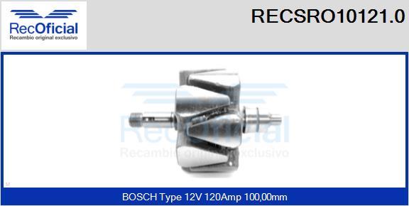 RECOFICIAL RECSRO10121.0 - Ротор, генератор vvparts.bg