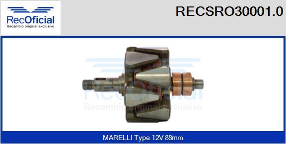 RECOFICIAL RECSRO30001.0 - Ротор, генератор vvparts.bg