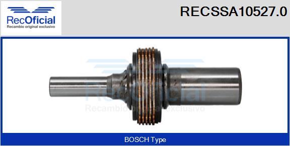 RECOFICIAL RECSSA10527.0 - Пластинчат съединител, стартер vvparts.bg