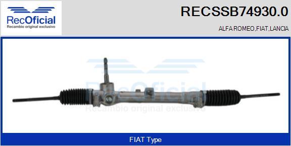 RECOFICIAL RECSSB74930.0 - Кормилна кутия vvparts.bg