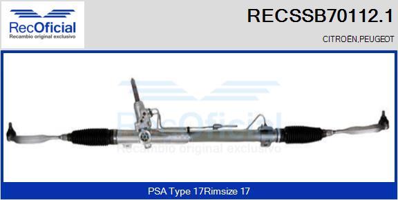 RECOFICIAL RECSSB70112.1 - Кормилна кутия vvparts.bg