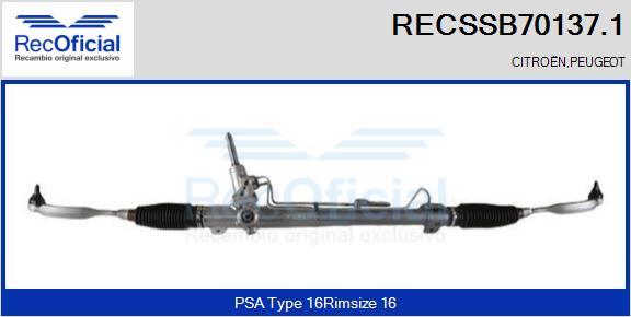 RECOFICIAL RECSSB70137.1 - Кормилна кутия vvparts.bg