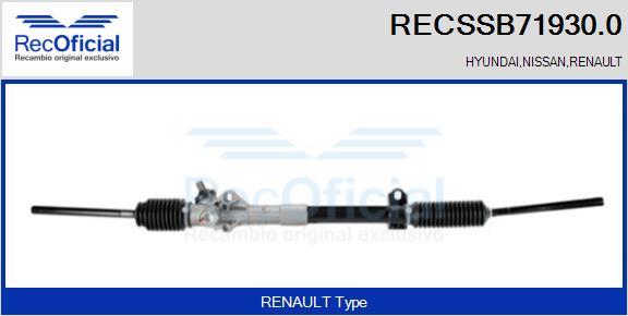 RECOFICIAL RECSSB71930.0 - Кормилна кутия vvparts.bg