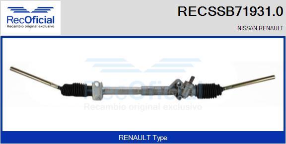 RECOFICIAL RECSSB71931.0 - Кормилна кутия vvparts.bg