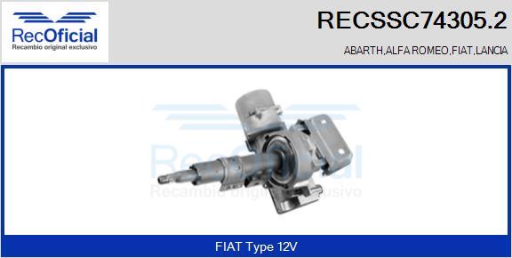 RECOFICIAL RECSSC74305.2 - Кормилна колона vvparts.bg