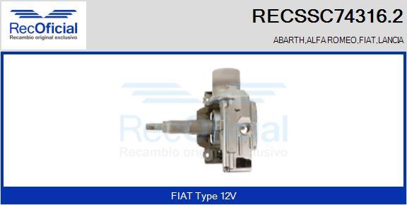 RECOFICIAL RECSSC74316.2 - Кормилна колона vvparts.bg