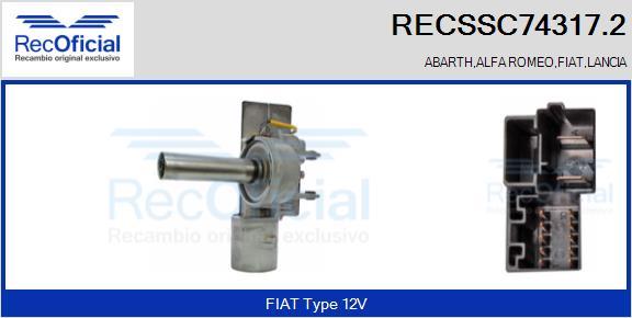 RECOFICIAL RECSSC74317.2 - Кормилна колона vvparts.bg