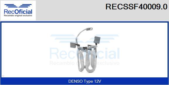 RECOFICIAL RECSSF40009.0 - Възбудителна намотка, стартер vvparts.bg