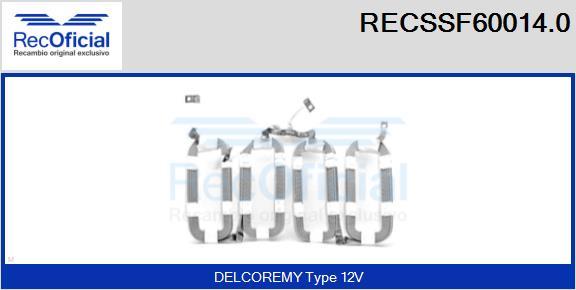 RECOFICIAL RECSSF60014.0 - Възбудителна намотка, стартер vvparts.bg