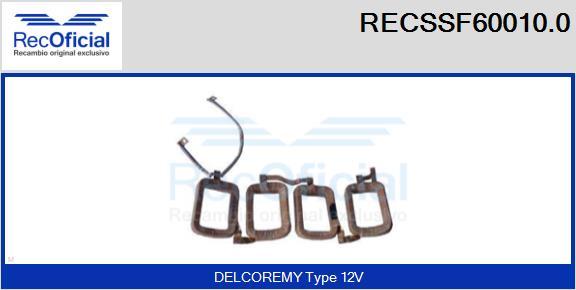 RECOFICIAL RECSSF60010.0 - Възбудителна намотка, стартер vvparts.bg