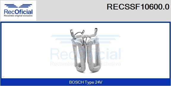 RECOFICIAL RECSSF10600.0 - Възбудителна намотка, стартер vvparts.bg