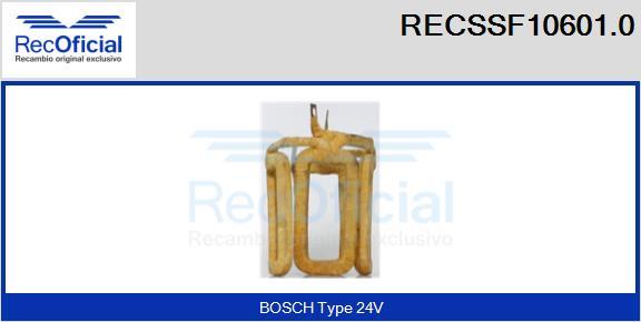 RECOFICIAL RECSSF10601.0 - Възбудителна намотка, стартер vvparts.bg