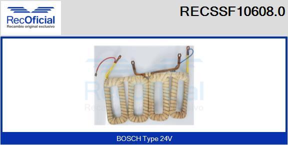 RECOFICIAL RECSSF10608.0 - Възбудителна намотка, стартер vvparts.bg