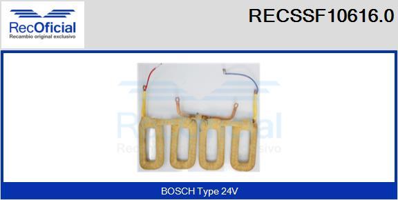 RECOFICIAL RECSSF10616.0 - Възбудителна намотка, стартер vvparts.bg