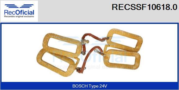 RECOFICIAL RECSSF10618.0 - Възбудителна намотка, стартер vvparts.bg