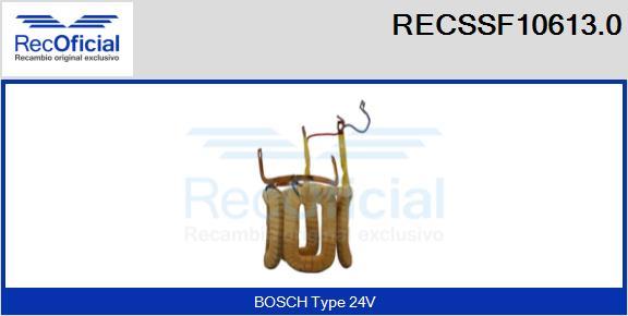 RECOFICIAL RECSSF10613.0 - Възбудителна намотка, стартер vvparts.bg