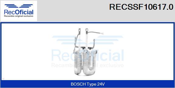 RECOFICIAL RECSSF10617.0 - Възбудителна намотка, стартер vvparts.bg