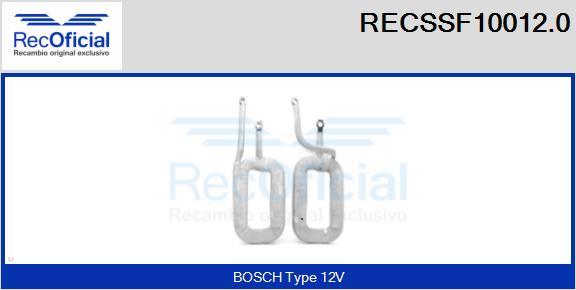 RECOFICIAL RECSSF10012.0 - Възбудителна намотка, стартер vvparts.bg