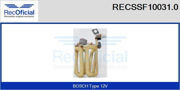 RECOFICIAL RECSSF10031.0 - Възбудителна намотка, стартер vvparts.bg