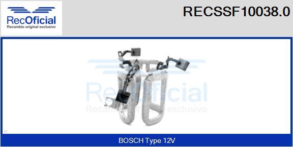 RECOFICIAL RECSSF10038.0 - Възбудителна намотка, стартер vvparts.bg