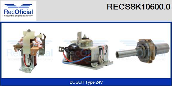 RECOFICIAL RECSSK10600.0 - Ремонтен комплект, стартер vvparts.bg