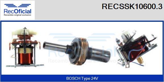 RECOFICIAL RECSSK10600.3 - Ремонтен комплект, стартер vvparts.bg