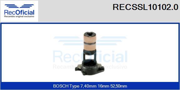 RECOFICIAL RECSSL10102.0 - Колектор, генератор vvparts.bg