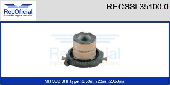 RECOFICIAL RECSSL35100.0 - Колектор, генератор vvparts.bg