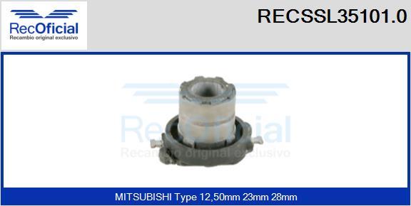 RECOFICIAL RECSSL35101.0 - Колектор, генератор vvparts.bg