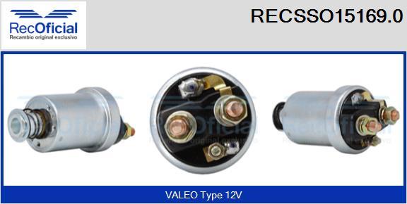 RECOFICIAL RECSSO15169.0 - Магнитен превключвател, стартер vvparts.bg
