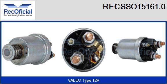 RECOFICIAL RECSSO15161.0 - Магнитен превключвател, стартер vvparts.bg