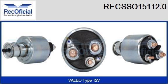 RECOFICIAL RECSSO15112.0 - Магнитен превключвател, стартер vvparts.bg