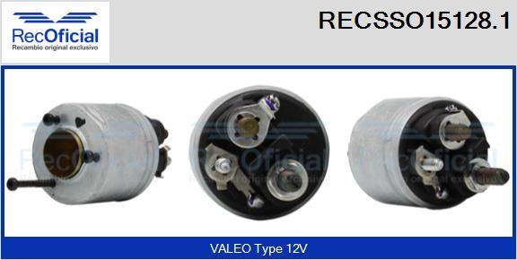 RECOFICIAL RECSSO15128.1 - Магнитен превключвател, стартер vvparts.bg