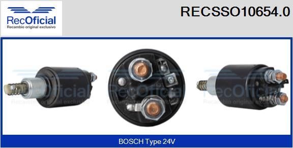 RECOFICIAL RECSSO10654.0 - Магнитен превключвател, стартер vvparts.bg