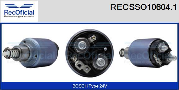 RECOFICIAL RECSSO10604.1 - Магнитен превключвател, стартер vvparts.bg