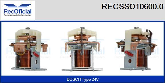 RECOFICIAL RECSSO10600.0 - Магнитен превключвател, стартер vvparts.bg