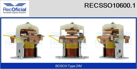 RECOFICIAL RECSSO10600.1 - Магнитен превключвател, стартер vvparts.bg