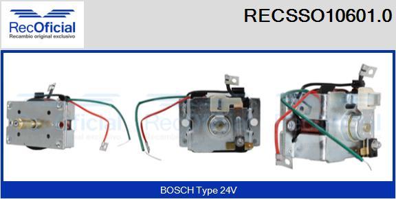 RECOFICIAL RECSSO10601.0 - Магнитен превключвател, стартер vvparts.bg
