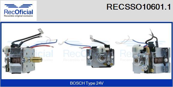 RECOFICIAL RECSSO10601.1 - Магнитен превключвател, стартер vvparts.bg