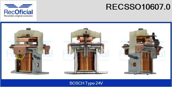 RECOFICIAL RECSSO10607.0 - Магнитен превключвател, стартер vvparts.bg