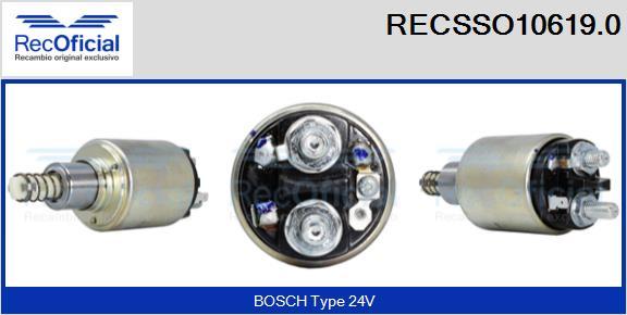 RECOFICIAL RECSSO10619.0 - Магнитен превключвател, стартер vvparts.bg