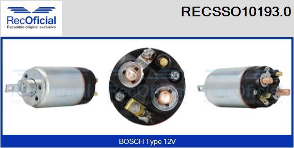 RECOFICIAL RECSSO10193.0 - Магнитен превключвател, стартер vvparts.bg