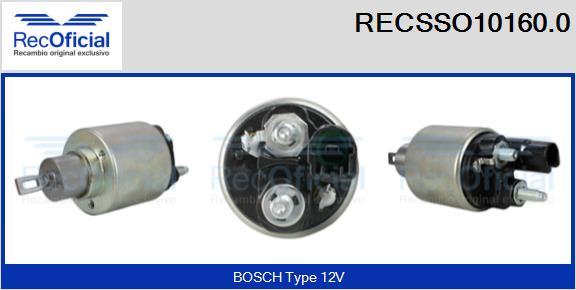 RECOFICIAL RECSSO10160.0 - Магнитен превключвател, стартер vvparts.bg