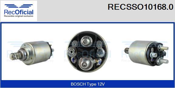 RECOFICIAL RECSSO10168.0 - Магнитен превключвател, стартер vvparts.bg