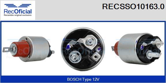 RECOFICIAL RECSSO10163.0 - Магнитен превключвател, стартер vvparts.bg