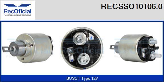 RECOFICIAL RECSSO10106.0 - Магнитен превключвател, стартер vvparts.bg