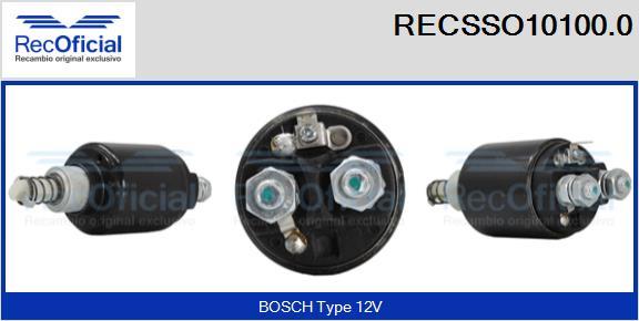 RECOFICIAL RECSSO10100.0 - Магнитен превключвател, стартер vvparts.bg