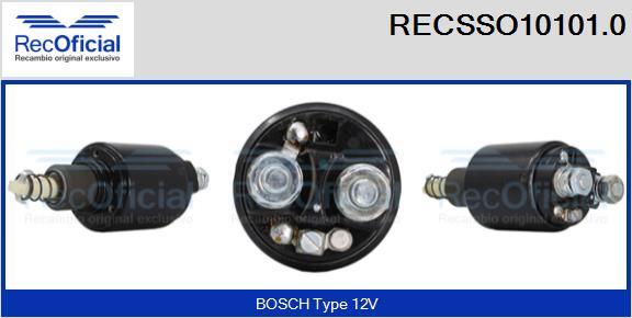 RECOFICIAL RECSSO10101.0 - Магнитен превключвател, стартер vvparts.bg